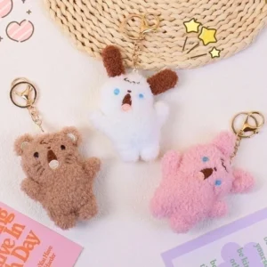 Llavero de animalitos asustados divertidos